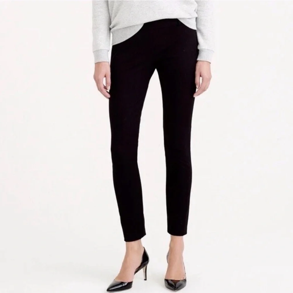 NWT J Crew Women’s Minnie Black Dress Pant Wool Blend Size 4P